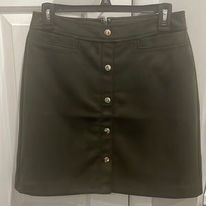 Loft hunter green pencil skirt